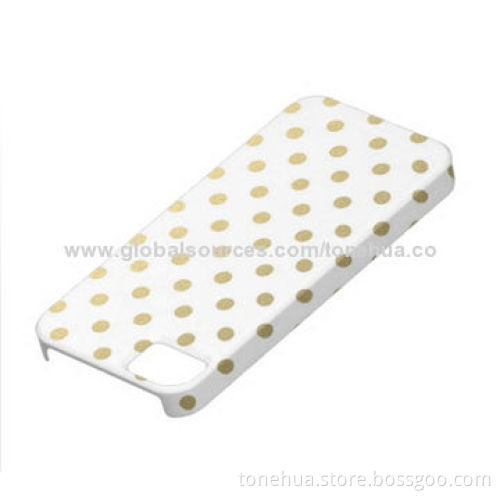 Simple Gold Dots PC Case for iPhone 5/5s